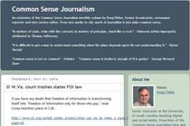 Common Sense Journalism