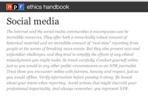 NPR Ethics Handbook